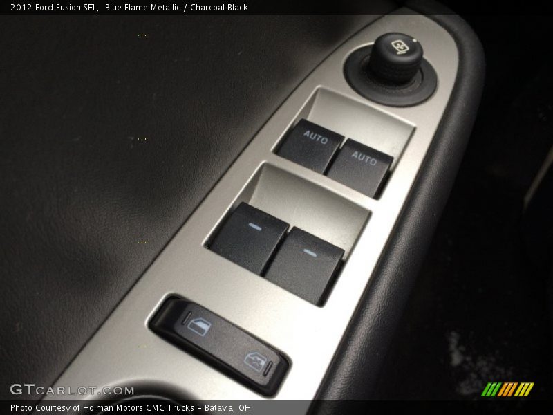 Blue Flame Metallic / Charcoal Black 2012 Ford Fusion SEL