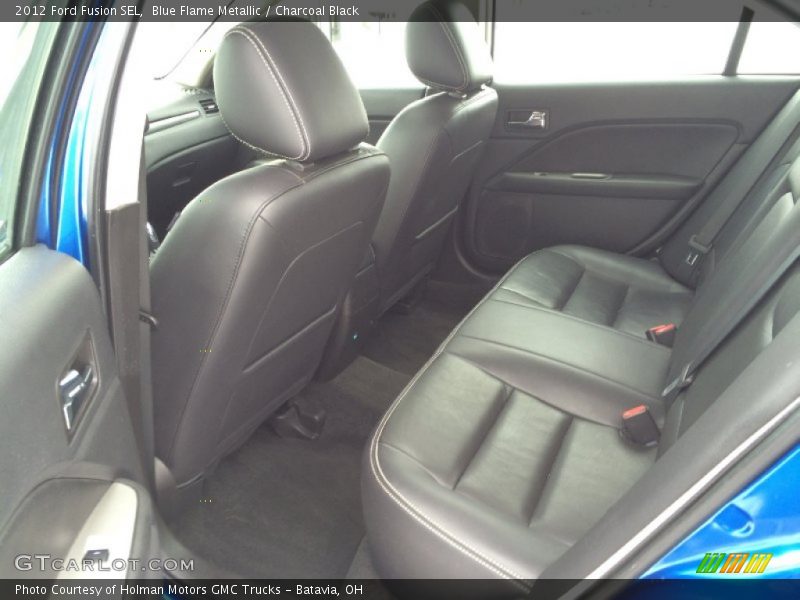 Blue Flame Metallic / Charcoal Black 2012 Ford Fusion SEL