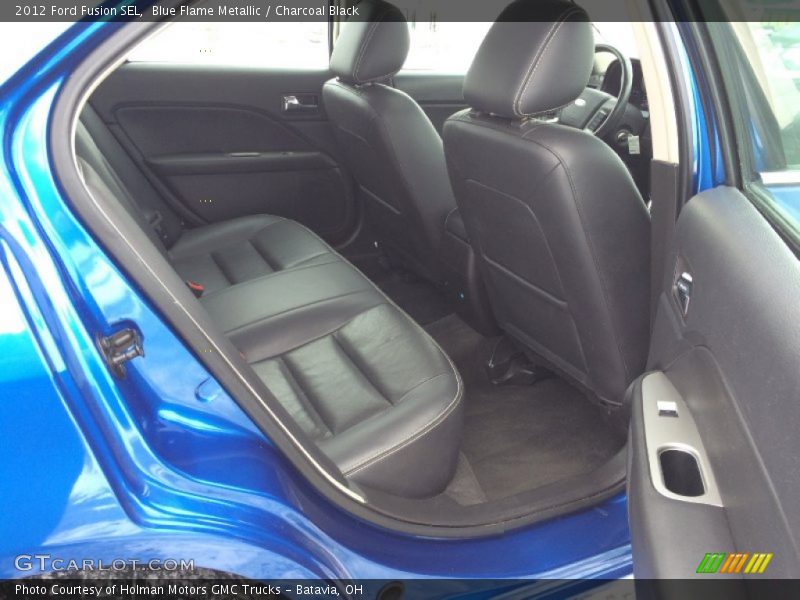 Blue Flame Metallic / Charcoal Black 2012 Ford Fusion SEL