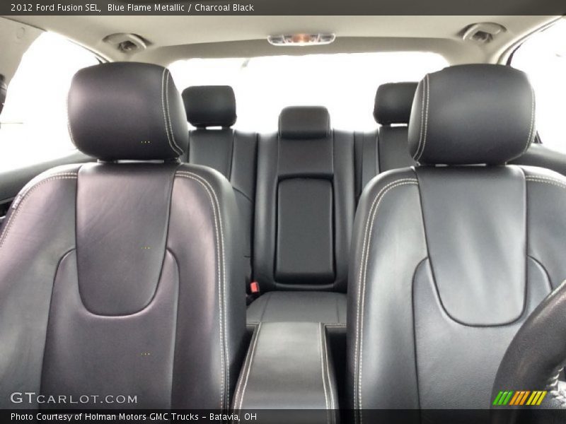 Blue Flame Metallic / Charcoal Black 2012 Ford Fusion SEL
