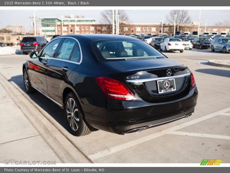 Black / Black 2015 Mercedes-Benz C 300 4Matic