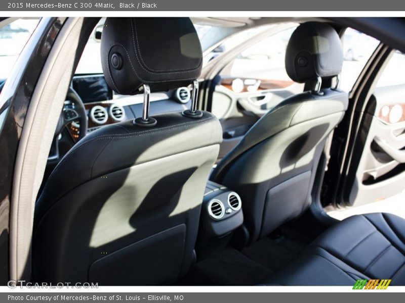 Black / Black 2015 Mercedes-Benz C 300 4Matic
