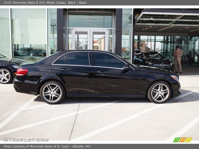 Black / Black 2015 Mercedes-Benz E 350 4Matic Sedan