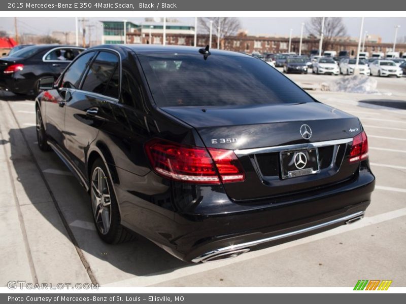 Black / Black 2015 Mercedes-Benz E 350 4Matic Sedan