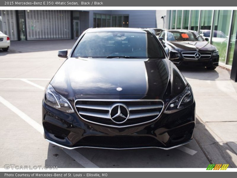 Black / Black 2015 Mercedes-Benz E 350 4Matic Sedan