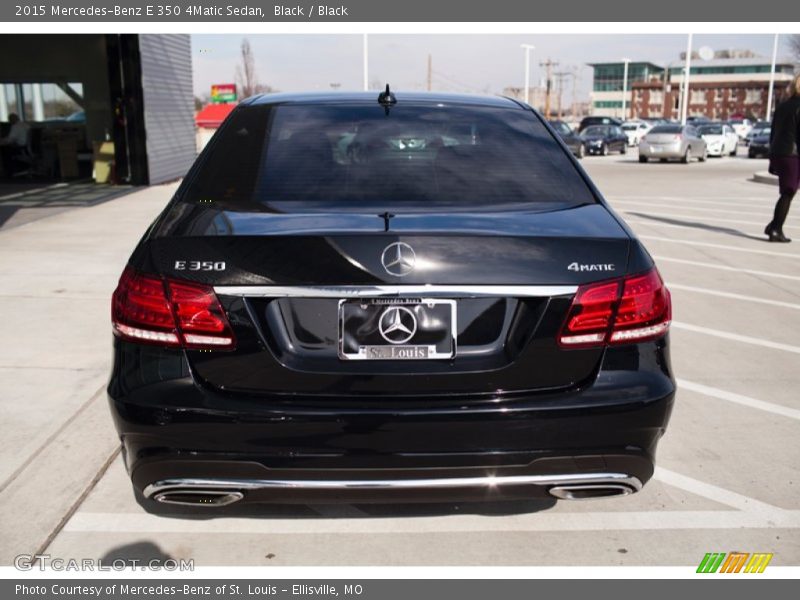 Black / Black 2015 Mercedes-Benz E 350 4Matic Sedan