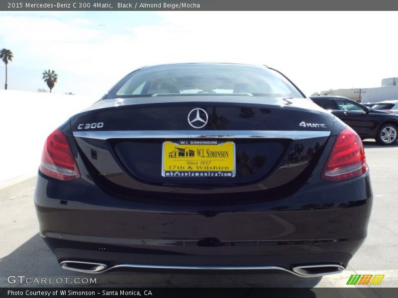 Black / Almond Beige/Mocha 2015 Mercedes-Benz C 300 4Matic