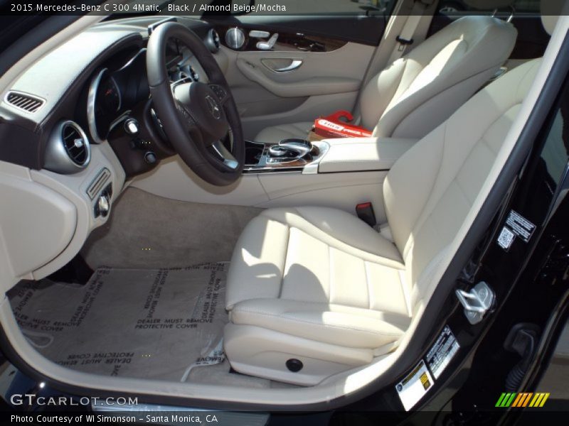 Black / Almond Beige/Mocha 2015 Mercedes-Benz C 300 4Matic