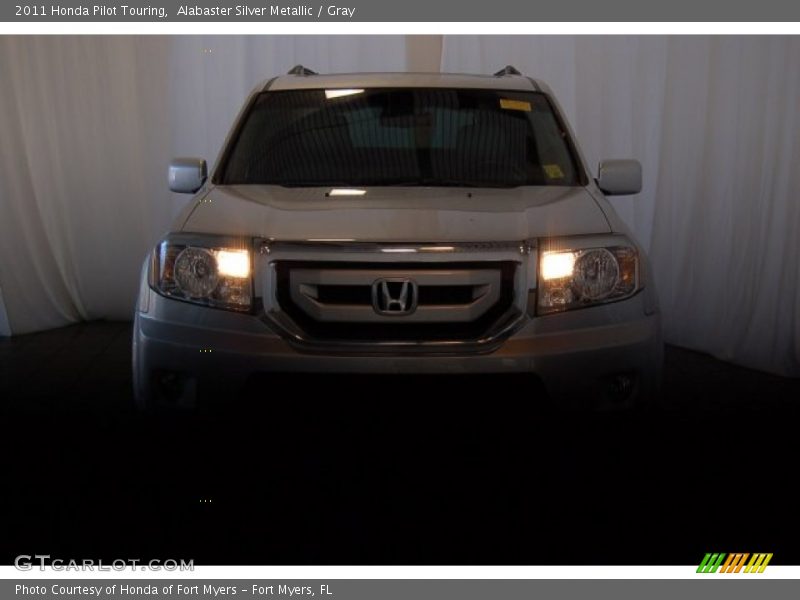 Alabaster Silver Metallic / Gray 2011 Honda Pilot Touring