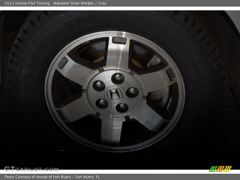 Alabaster Silver Metallic / Gray 2011 Honda Pilot Touring