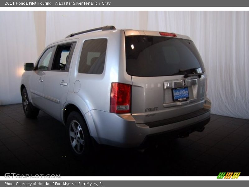 Alabaster Silver Metallic / Gray 2011 Honda Pilot Touring