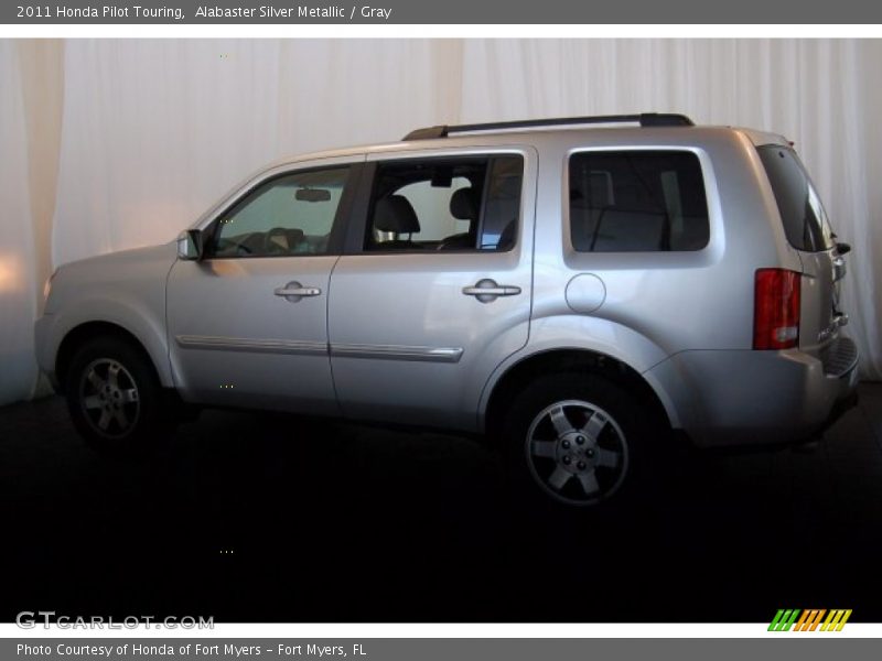 Alabaster Silver Metallic / Gray 2011 Honda Pilot Touring