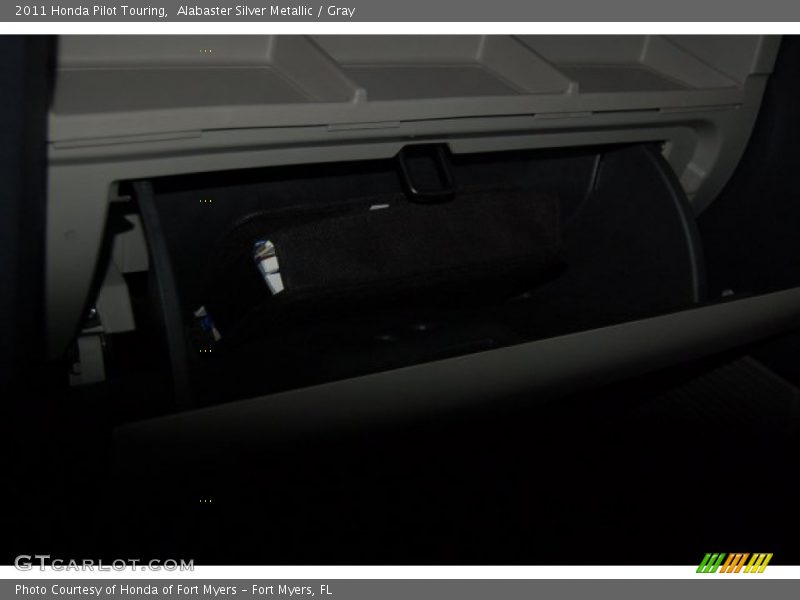 Alabaster Silver Metallic / Gray 2011 Honda Pilot Touring