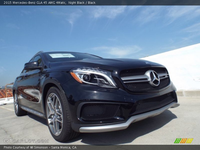 Night Black / Black 2015 Mercedes-Benz GLA 45 AMG 4Matic