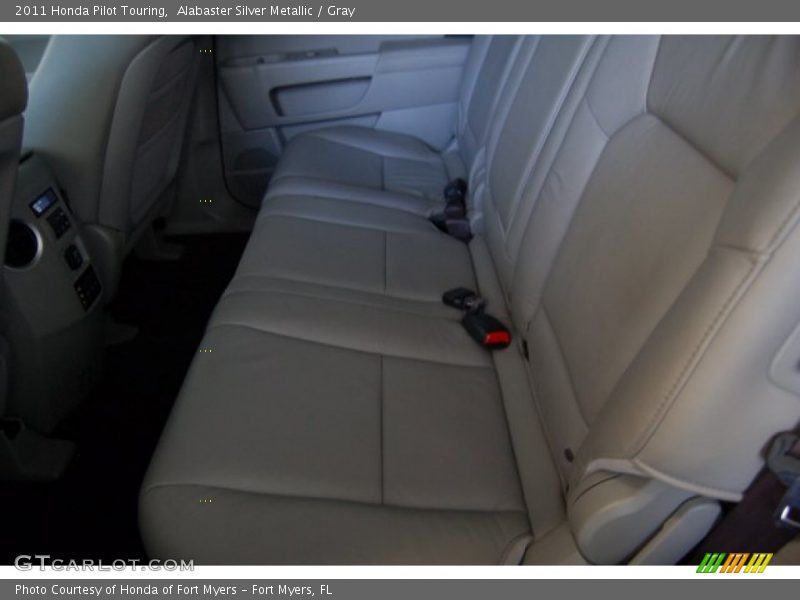 Alabaster Silver Metallic / Gray 2011 Honda Pilot Touring