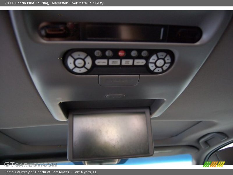 Alabaster Silver Metallic / Gray 2011 Honda Pilot Touring
