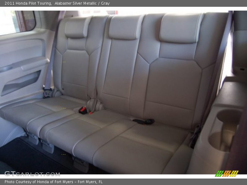 Alabaster Silver Metallic / Gray 2011 Honda Pilot Touring