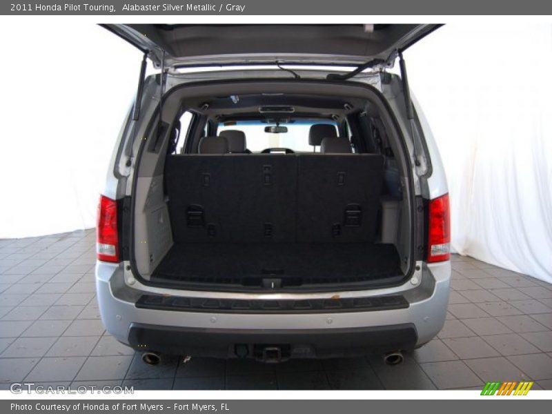 Alabaster Silver Metallic / Gray 2011 Honda Pilot Touring