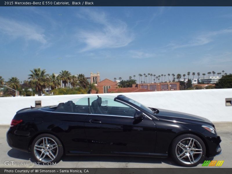 Black / Black 2015 Mercedes-Benz E 550 Cabriolet