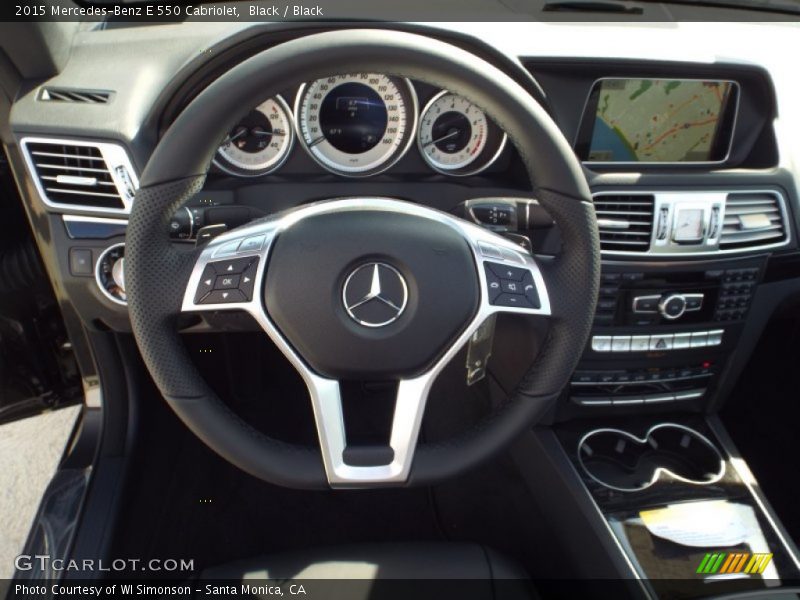 Black / Black 2015 Mercedes-Benz E 550 Cabriolet