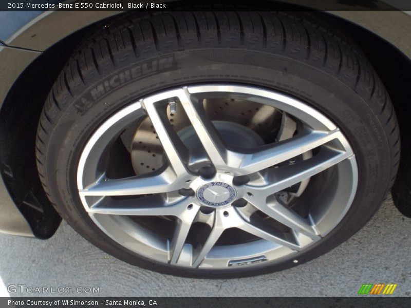 Black / Black 2015 Mercedes-Benz E 550 Cabriolet