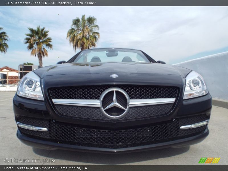Black / Black 2015 Mercedes-Benz SLK 250 Roadster