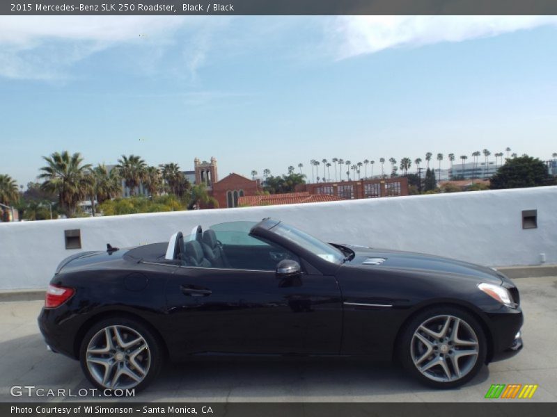 Black / Black 2015 Mercedes-Benz SLK 250 Roadster