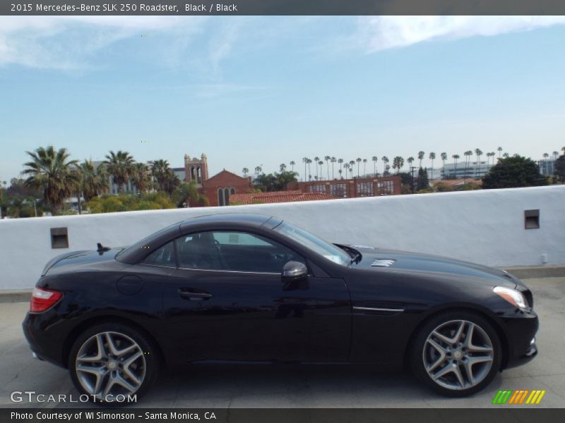 Black / Black 2015 Mercedes-Benz SLK 250 Roadster