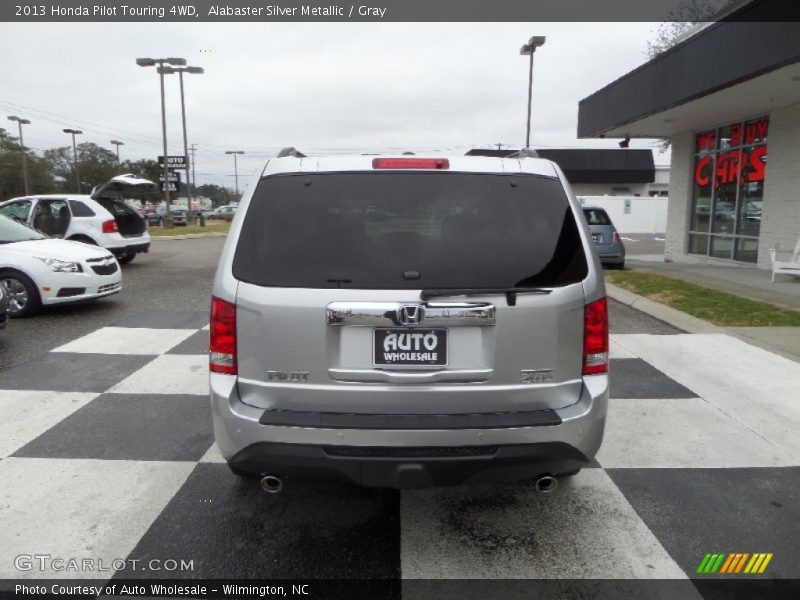 Alabaster Silver Metallic / Gray 2013 Honda Pilot Touring 4WD