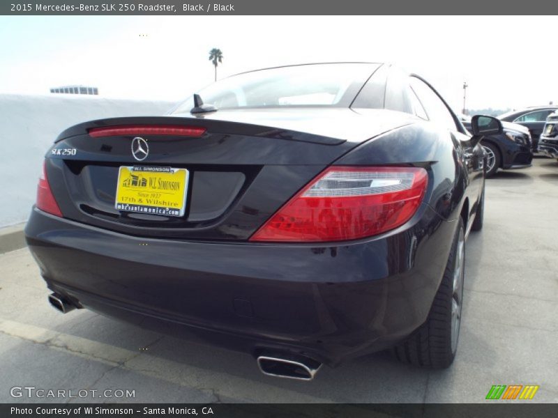 Black / Black 2015 Mercedes-Benz SLK 250 Roadster