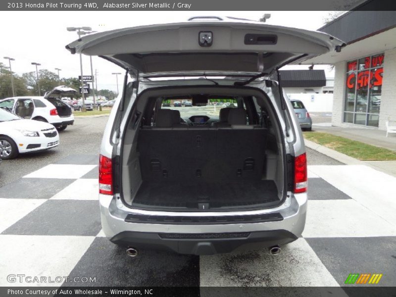Alabaster Silver Metallic / Gray 2013 Honda Pilot Touring 4WD
