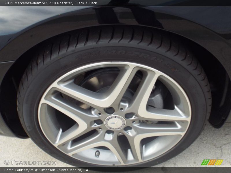 Black / Black 2015 Mercedes-Benz SLK 250 Roadster