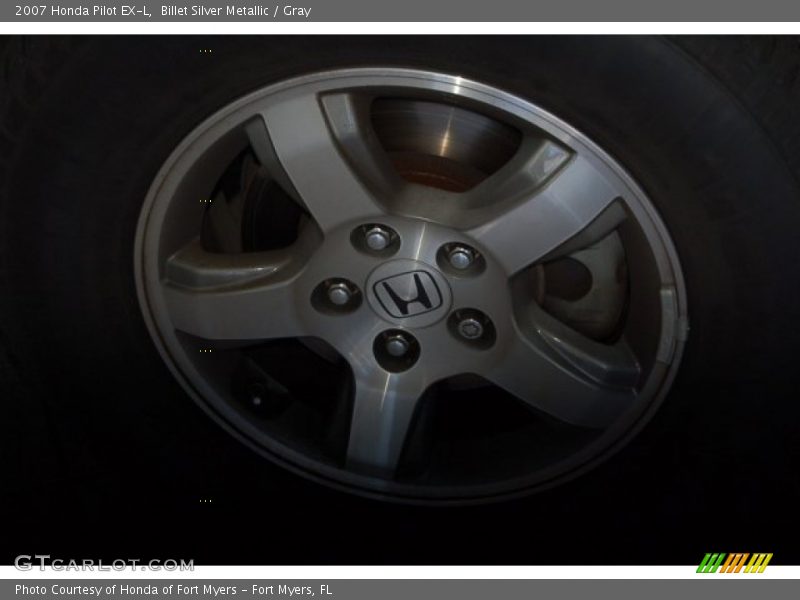 Billet Silver Metallic / Gray 2007 Honda Pilot EX-L