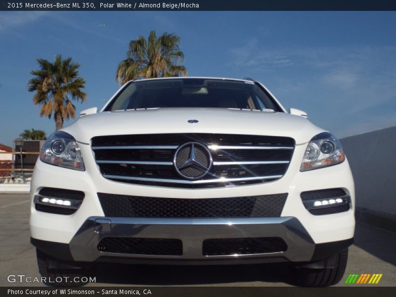 Polar White / Almond Beige/Mocha 2015 Mercedes-Benz ML 350