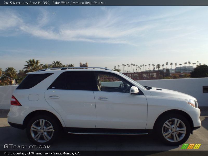 Polar White / Almond Beige/Mocha 2015 Mercedes-Benz ML 350