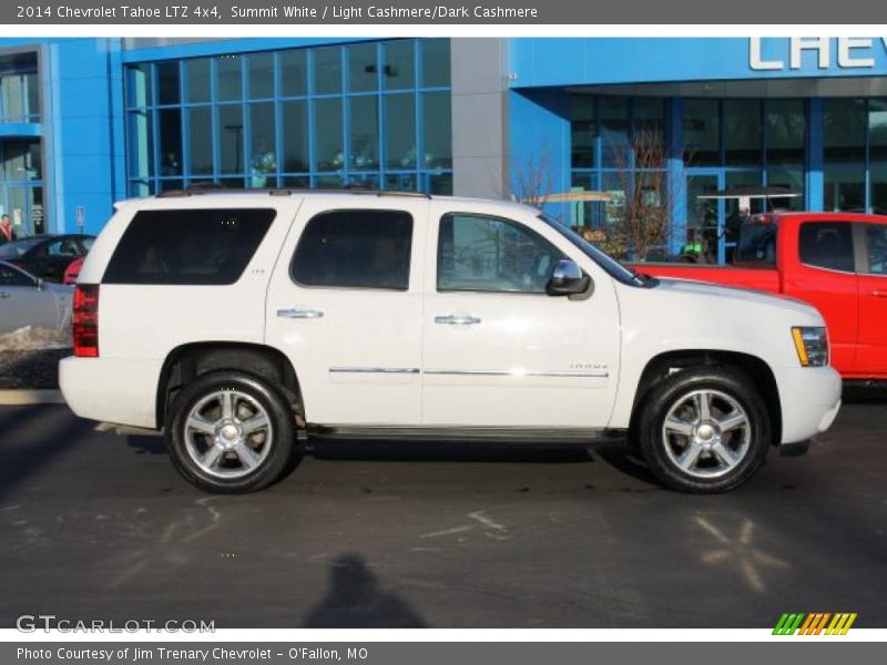 Summit White / Light Cashmere/Dark Cashmere 2014 Chevrolet Tahoe LTZ 4x4