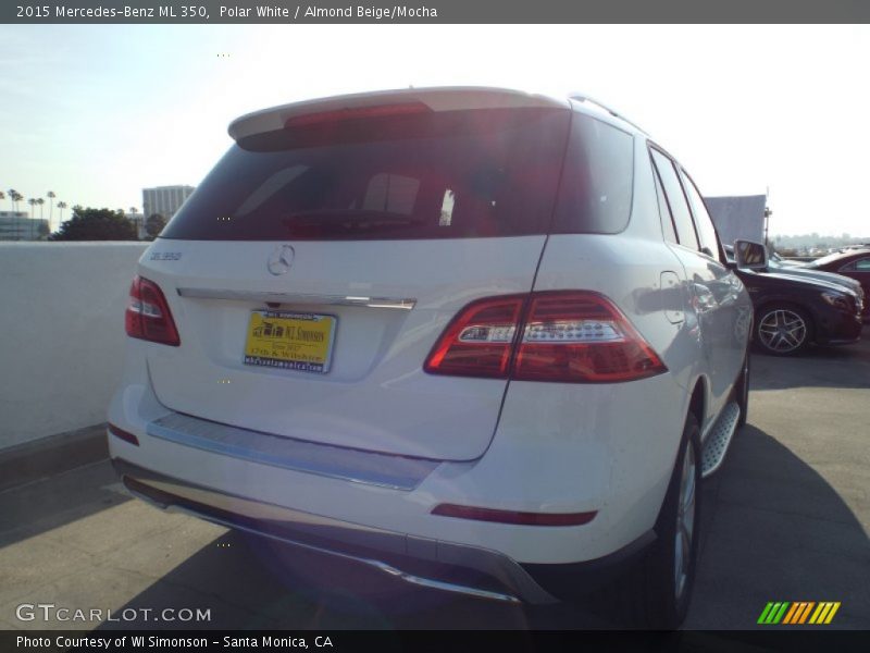 Polar White / Almond Beige/Mocha 2015 Mercedes-Benz ML 350