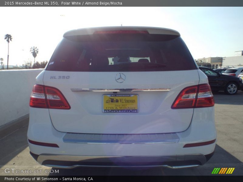 Polar White / Almond Beige/Mocha 2015 Mercedes-Benz ML 350