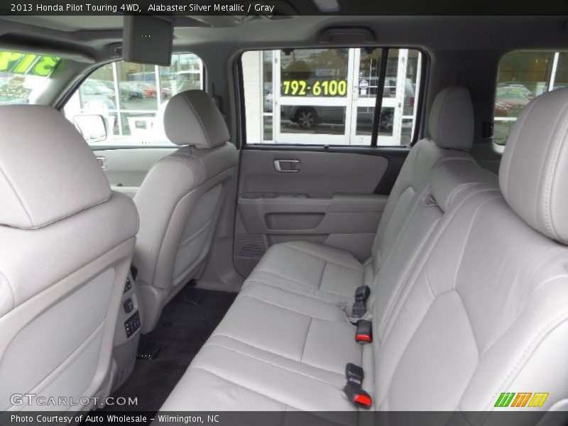 Alabaster Silver Metallic / Gray 2013 Honda Pilot Touring 4WD