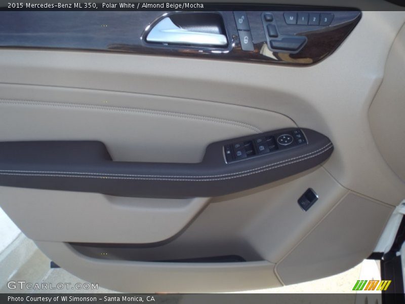 Polar White / Almond Beige/Mocha 2015 Mercedes-Benz ML 350