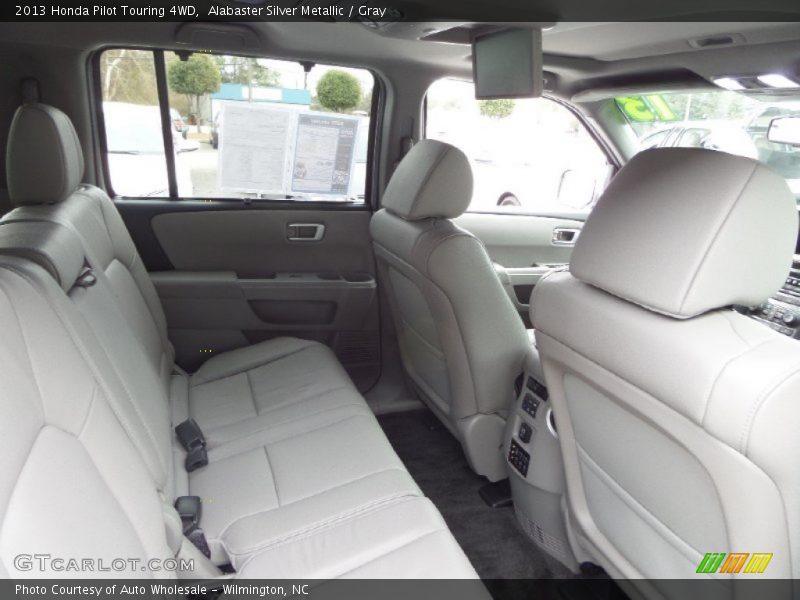 Alabaster Silver Metallic / Gray 2013 Honda Pilot Touring 4WD