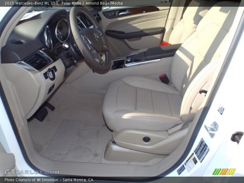 Polar White / Almond Beige/Mocha 2015 Mercedes-Benz ML 350