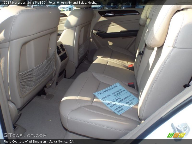Polar White / Almond Beige/Mocha 2015 Mercedes-Benz ML 350