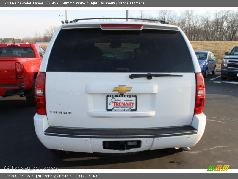 Summit White / Light Cashmere/Dark Cashmere 2014 Chevrolet Tahoe LTZ 4x4