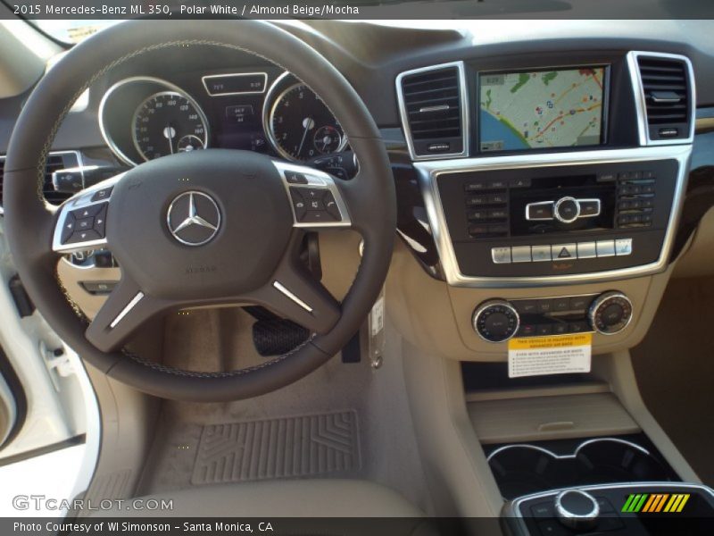 Polar White / Almond Beige/Mocha 2015 Mercedes-Benz ML 350