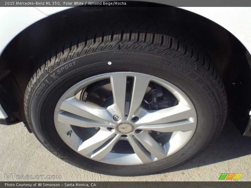 Polar White / Almond Beige/Mocha 2015 Mercedes-Benz ML 350