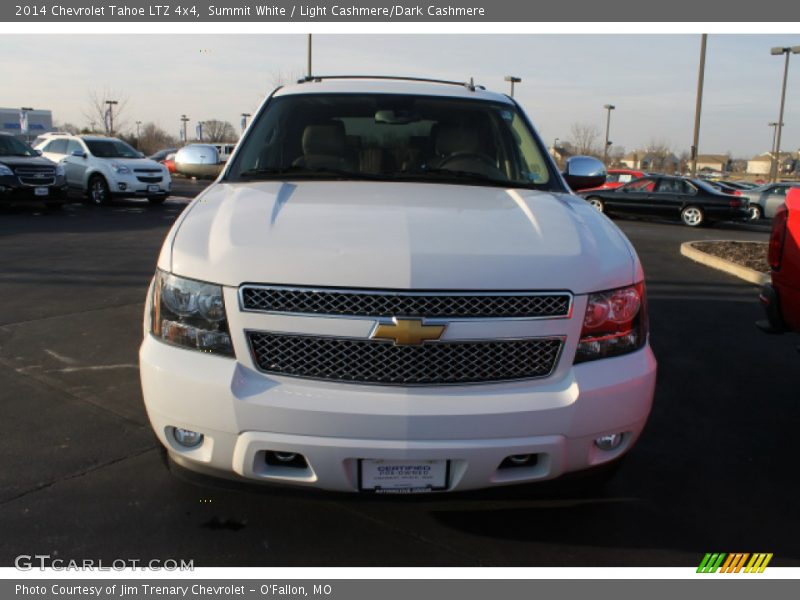 Summit White / Light Cashmere/Dark Cashmere 2014 Chevrolet Tahoe LTZ 4x4