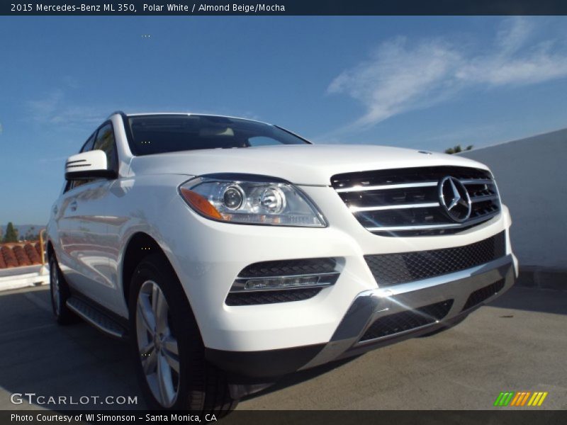 Polar White / Almond Beige/Mocha 2015 Mercedes-Benz ML 350