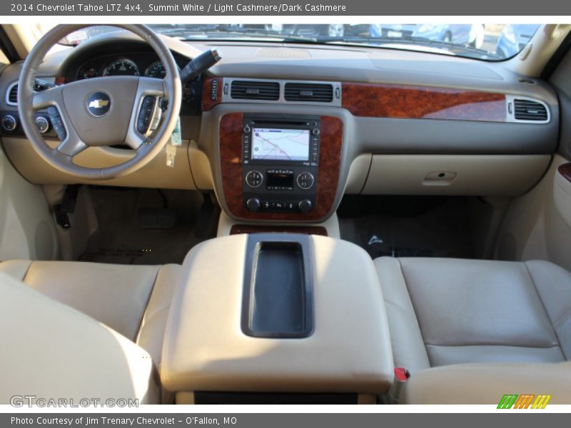 Summit White / Light Cashmere/Dark Cashmere 2014 Chevrolet Tahoe LTZ 4x4