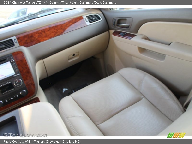Summit White / Light Cashmere/Dark Cashmere 2014 Chevrolet Tahoe LTZ 4x4